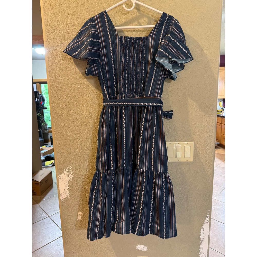 Mome Mommy Zippered Nursing Dress Size Medium - Picture 6 of 6